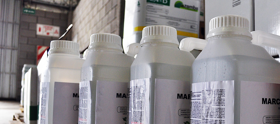 Tipos y usos de los envases de productos fitosanitarios