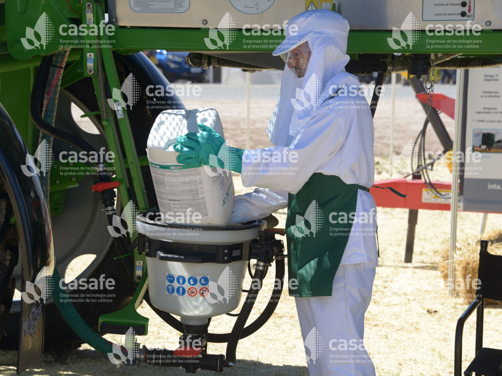 lavado a presión de envases vacios de fitosanitarios casafe