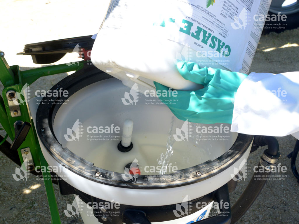 lavado a presión de envases vacios de fitosanitarios casafe